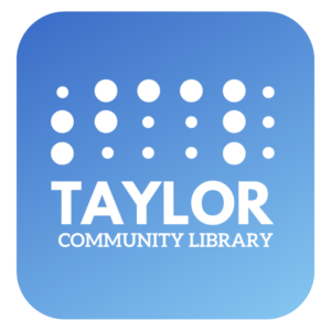 taylor community library app logo